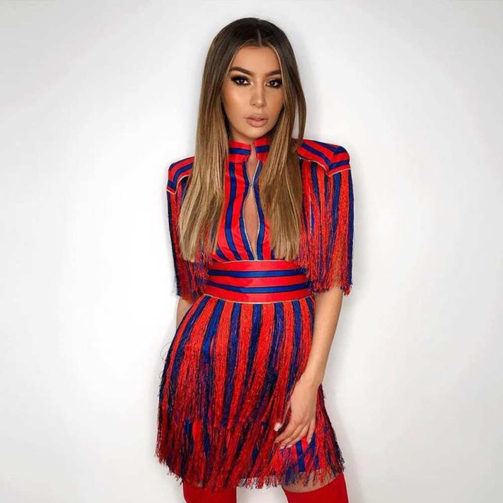 COPY - CATWALK CONNECTION Ashlina Tassel Mini Dress
